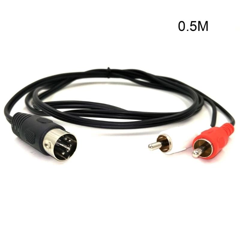   ̺ , 5  DIN ÷ -2RCA  